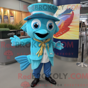 Costume de mascotte de Fish...