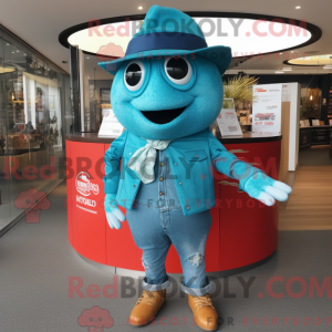 Costume de mascotte de Fish...