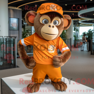 Rust Monkey maskot kostume...