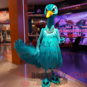 Disfraz de mascota cisne...
