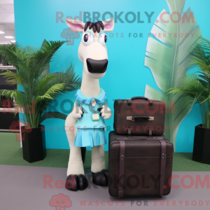 Costume mascotte de Cyan...