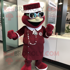 Maroon Armband maskot...