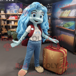 Disfraz de mascota Sirena...