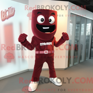 Maroon Acrobat maskot...