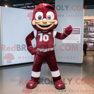 Maroon Acrobat mascot...