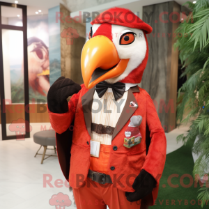 Red Woodpecker mascot...