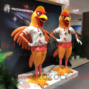Costume de mascotte de coqs...