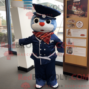 Navy Sushi maskot kostume...