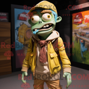 Uma figura de máscara de...
