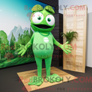 Forest Green Cod maskot...