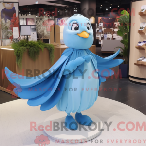 Blue Dove mascottekostuum...
