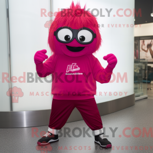 Disfraz de mascota Magenta...