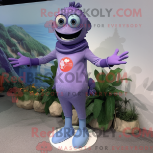Lavendel Aglet maskot...