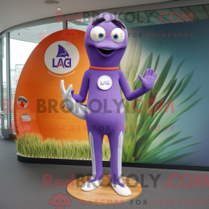 Lavender Aglet mascot...