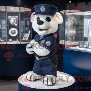 Navy Armband maskot kostym...