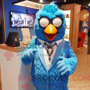 Postava maskota Blue Fried...