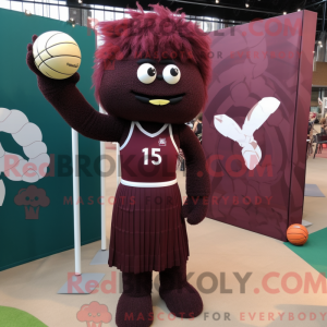 Maroon Volleyball Net...