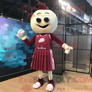 Maroon Volleyball Nett...