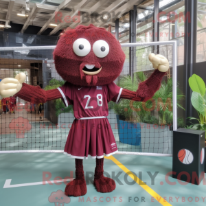 Maroon Volleyball Nett...