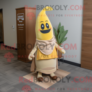 Tan Baa maskot kostume...