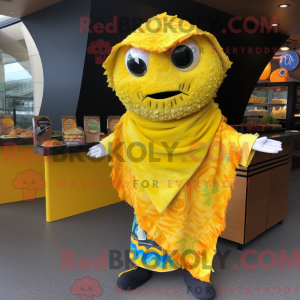 Maskotdraktfigure Yellow...