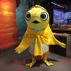 Postava maskota Yellow Fish...