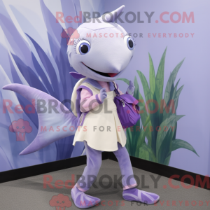 Lavender Swordfish mascot...
