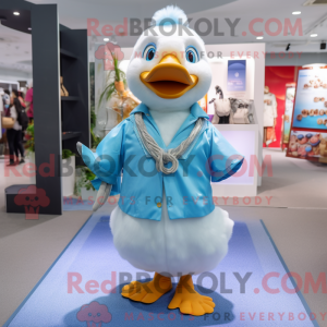Disfraz de mascota Sky Blue...