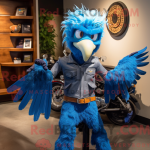 Mascotte de harpie bleue...
