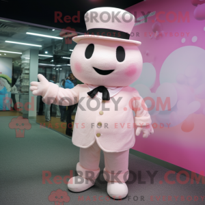 Creme Pink maskot kostume...