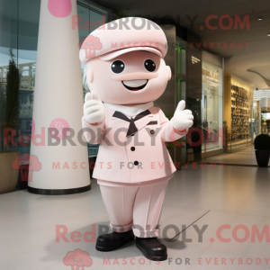 Creme Pink maskot kostume...