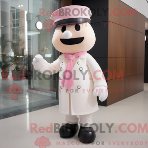 Creme Pink maskot kostume...