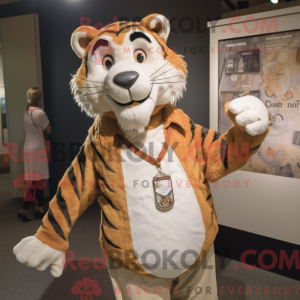 Figura de máscara de tigre...