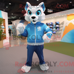 Sky Blue Lynx maskot...
