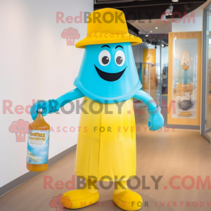Cyan Bottle Of Mustard...