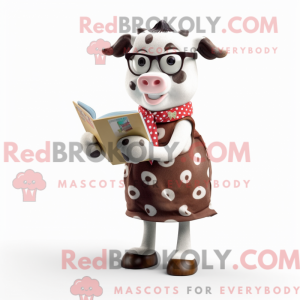 Hereford Cow mascot costume...
