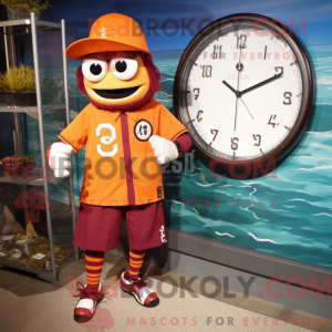 Maroon Orange mascot...