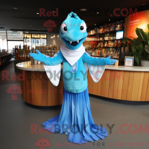 Disfraz de mascota Sky Blue...