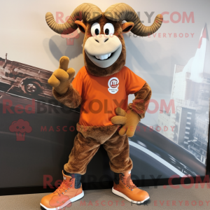Rust Ram maskot kostume...