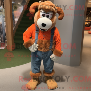 Rust Ram mascottekostuum...