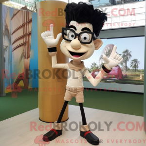 Mascotte d Acrobat beige...