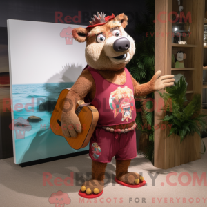 Maroon Wild Boar...