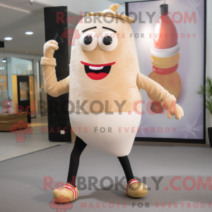 Beige Burgers maskot...