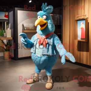 Cyan Roosters máscara de...