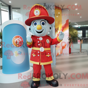 Fire Fighter maskot kostume...