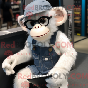 Mascotte de singe blanc...