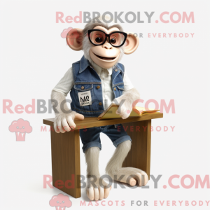 Mascotte de singe blanc...
