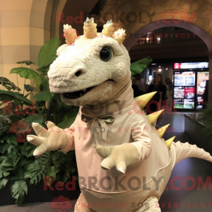 Beige Stegosaurus...