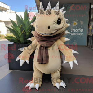 Beige Stegosaurus...