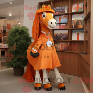 Postava maskota Orange Mare...